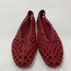 Le Monde Beryl Regency Red Woven Flat